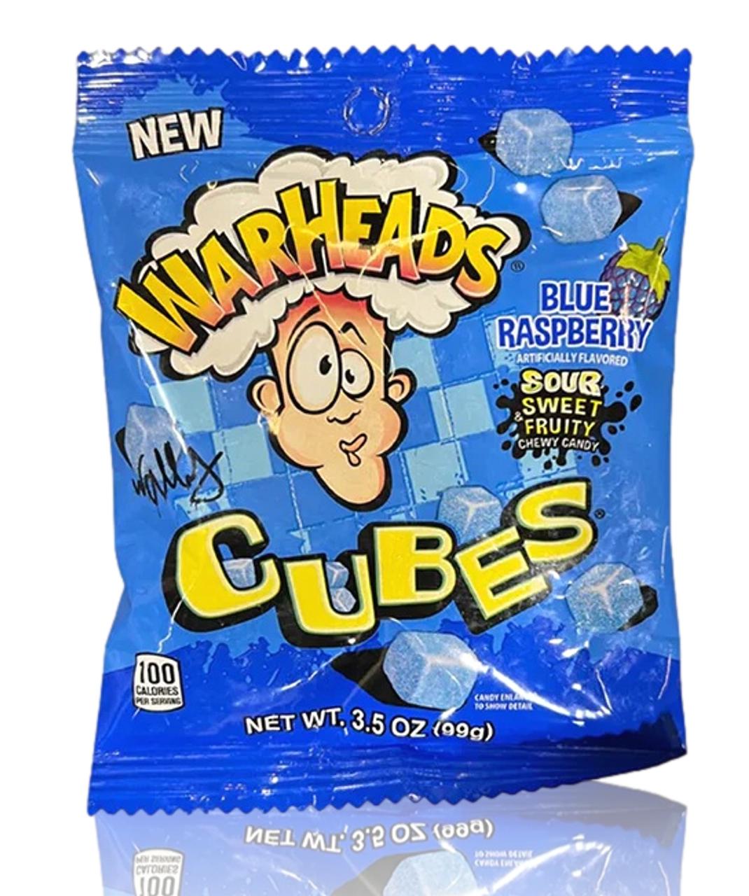 Warheads Blue Raspberry Cubes 99g