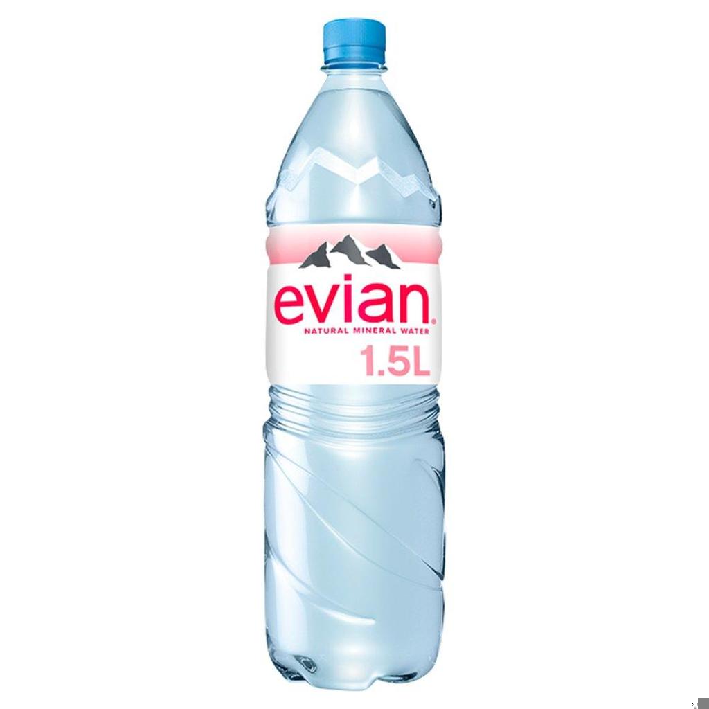 Evian Natural Mineral Water 1.5L