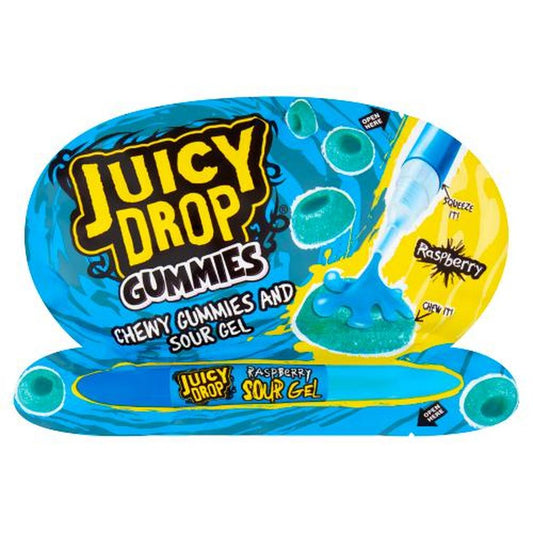 Juicy Drop Raspberry Gummies 57g