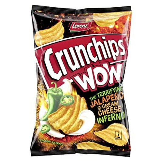 Lorenz Crunchips Wow Jalapeno & Cream Cheese 80g