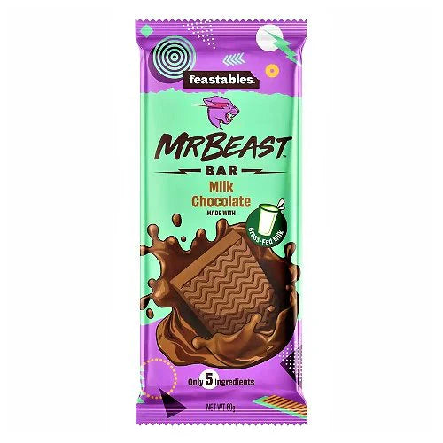 Feastables Mr Beast Milk Chocolate Bar 60g