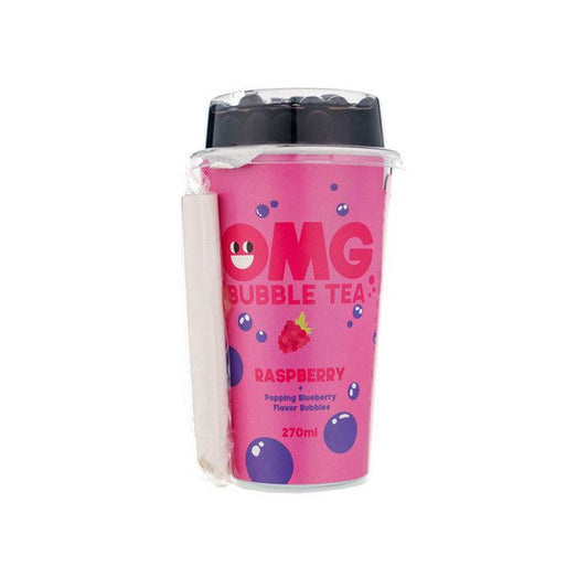 Omg Bubble Tea Raspberry Bubbles 270ml